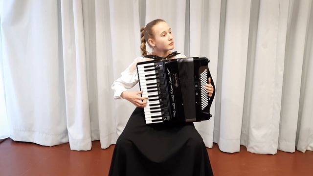 П.Фроссини "Прекрасный цветок" Аккордеонистка Варвара Макарова г.Кохма смотреть онлайн