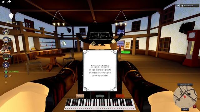 Roblox Wild West Piano "Minecraft Calm" смотреть онлайн