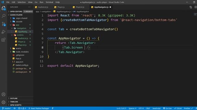 #2 - Music Player With Expo React Native смотреть онлайн
