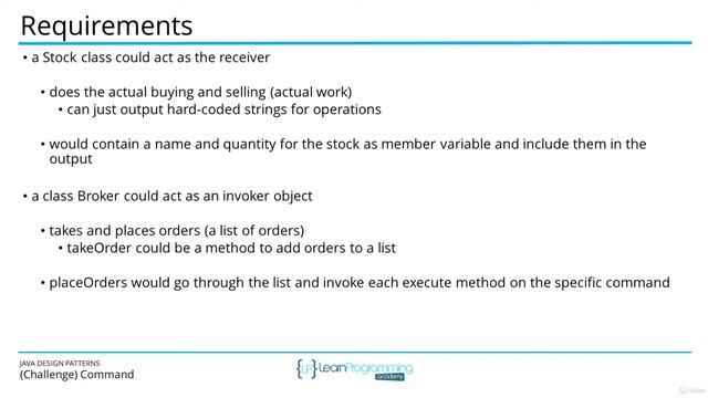 The Java Design Patterns Course--4 Challenge Command смотреть онлайн