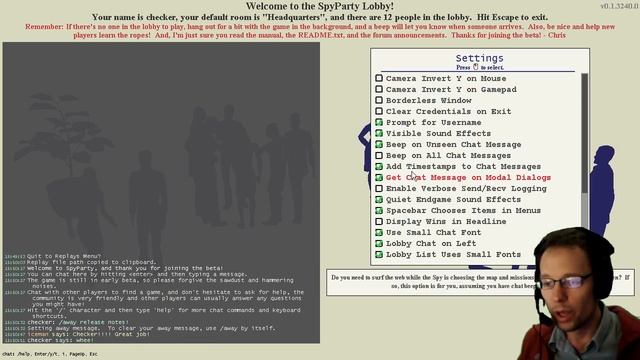 SpyParty Release Notes for Build 0.1.3240.0 - In-Game Replays! смотреть онлайн