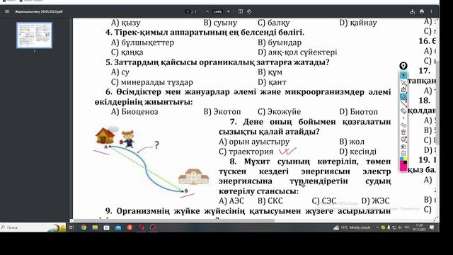 Подготовка в НИШ (Жаратылыстану) 7.11.2023 смотреть онлайн