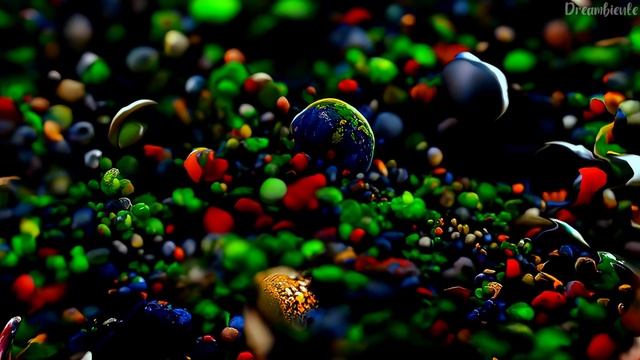 Journey into Fantasy Dream World. Animation Ambient Music Video. Inspired by Paintings смотреть онлайн