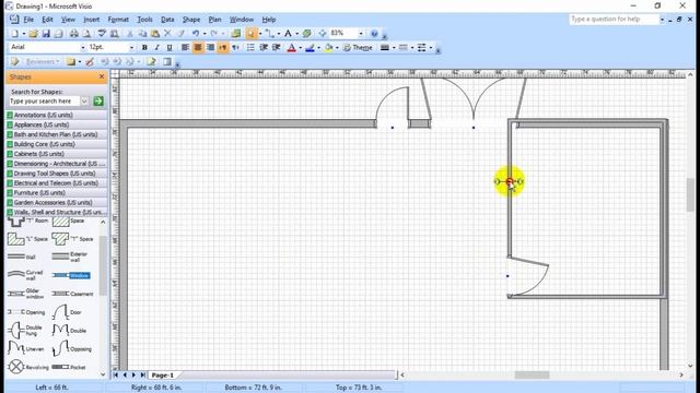 How to draw house map Urdu/Hindi (part 1) | house map in MS Visio смотреть онлайн