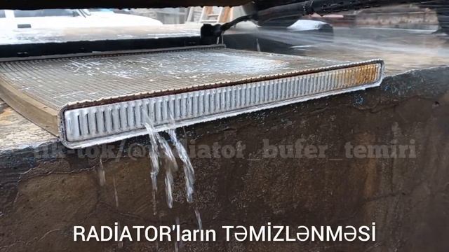 RADİATOR'LARIN TƏMİZLƏNMƏSİ GƏNCƏ