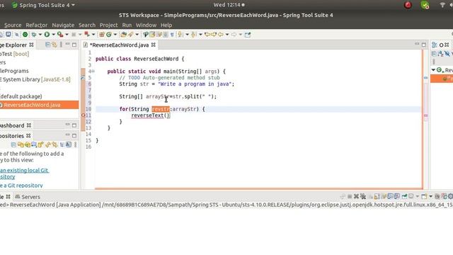 Reverse each word from a given string or sentence in java смотреть онлайн