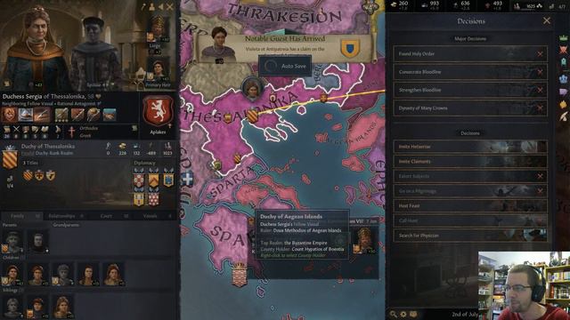 Let's Play Crusader Kings III - This is SPARTAAA! - (Part 10) смотреть онлайн