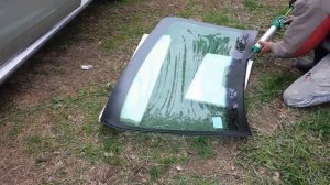 Замена лобового стекла для техосмотра. Рено Сандеро.