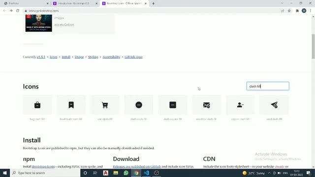 Part 4 | Personal portfolio website using HTML & CSS Bootstrap 5 | Portfolio website for beginners. смотреть онлайн