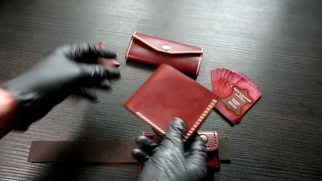 Кожаное портмоне, ключница смотреть онлайн