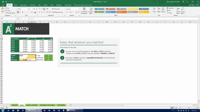 Full Excel Tutorial – 10/12 - Index and Match with Excel ¿The Vlookup Killer? смотреть онлайн