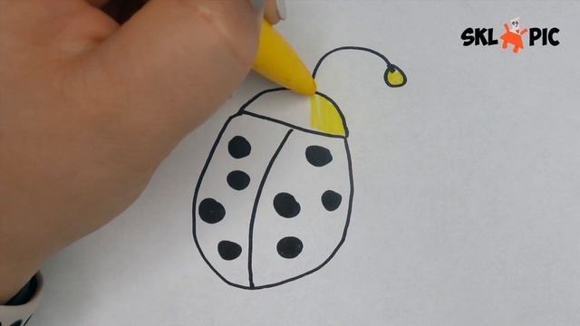How to draw a Ladybug | Рисуем божью коровку | Ladybugni chizish смотреть онлайн