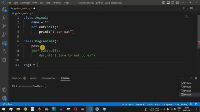 Python Tutorial #44 - Method Overriding in Python Programming for Beginners смотреть онлайн