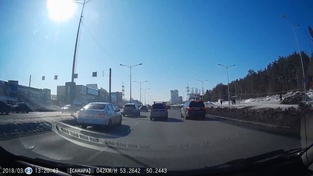 Трасса М5 Новосемейкино - Самара. Весна 2018. День. смотреть онлайн