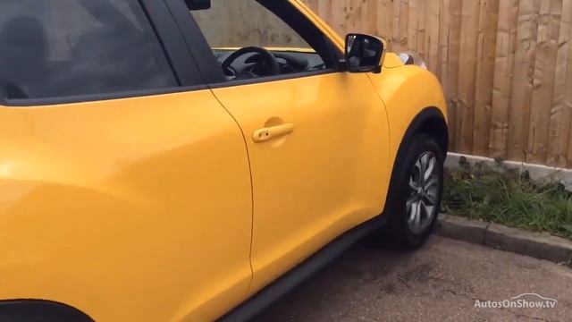 NISSAN JUKE TEKNA XTRONIC YELLOW 2017 смотреть онлайн