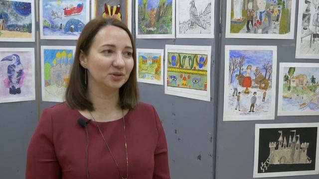 В художественном отделении детской школы искусств открылась выставка смотреть онлайн
