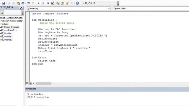How to Handle VBA Errors in MS Access смотреть онлайн