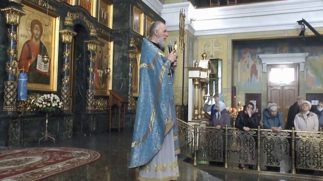 Слово митрофорного протоиерея Николая Малеты в праздник Благовещения Пресвятой Богородицы 07.04.23 смотреть онлайн