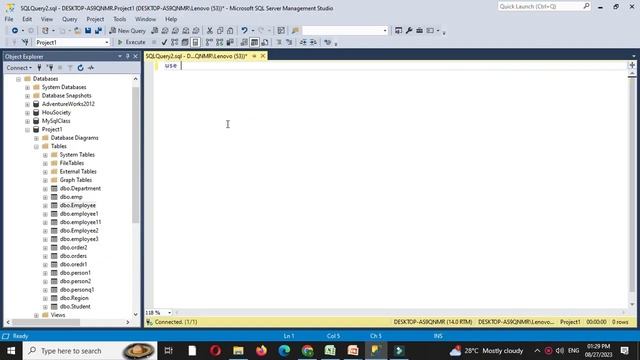 Right Outer Join In MS SQL Server смотреть онлайн
