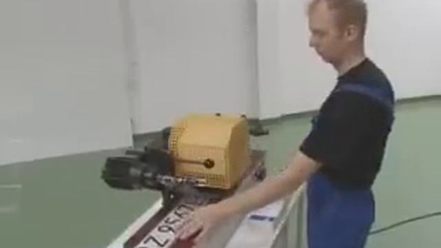 Нанесение чёрного цвета однорядным UT-ECO смотреть онлайн
