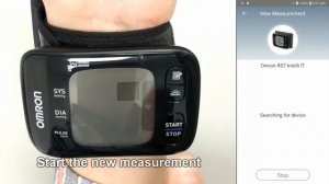 Connecting and using Omron RS7 Intelli IT (Bluetooth Blood Pressure Monitor) with MedM Health app