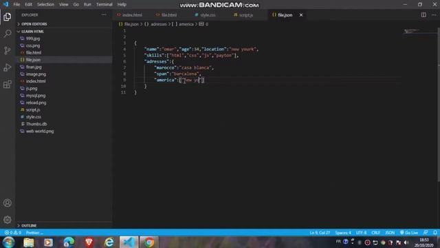 دورة:json درس:syntax&data types смотреть онлайн
