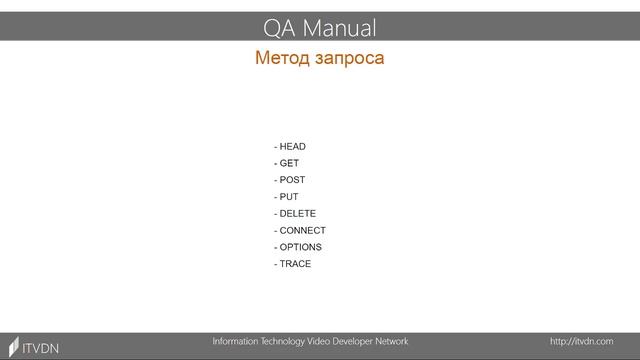Мануальное тестирование API смотреть онлайн