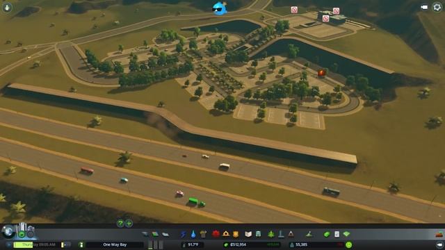 One Way Bay Ep.80 - Deathwave 2016 - Fixing the Highway near Soothill Transit Hub - Cities Skylines смотреть онлайн