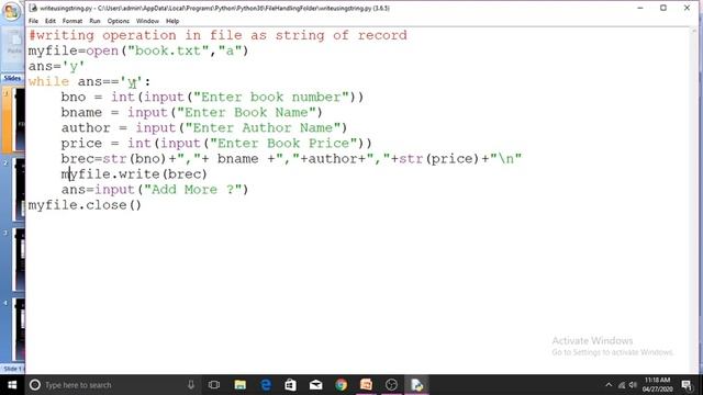 CLASS XII(CS) File Handling Part-III смотреть онлайн