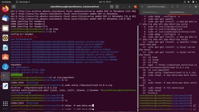 Cara mengkonfigurasi Nextcloud pada linux Ubuntu смотреть онлайн