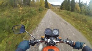 Иж Планета 5. Покатушка в заброшенный посёлок