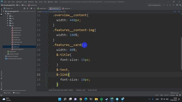 13 урок. Оживление header. dropdown. Адаптация. burger menu смотреть онлайн