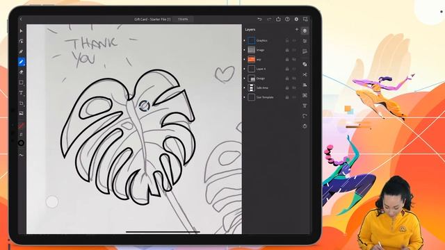 Illustrator Daily Creative Challenge - Gift Cards | Adobe Creative Cloud смотреть онлайн