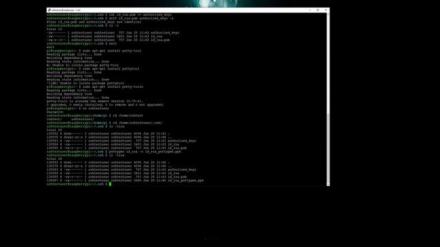 #008|EN - Raspberry Pi - 1-klick Login with private and public Key (SSH/RSA) смотреть онлайн
