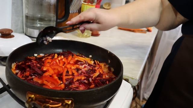 Давно не готовила такую вкусную гречку и мой рецепт борща. смотреть онлайн