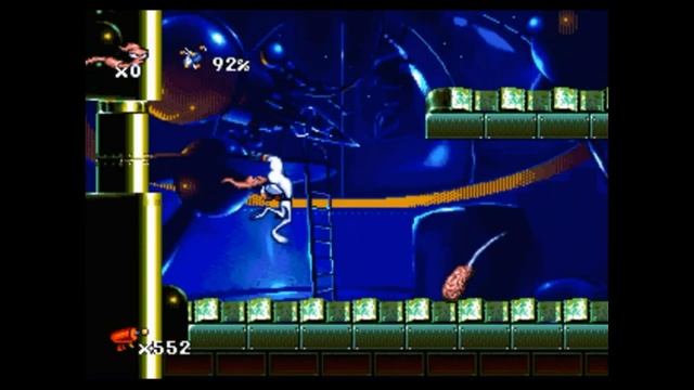 Sega Mega Drive 2 (Smd) 16-bit Earthworm Jim 1 part Level 5