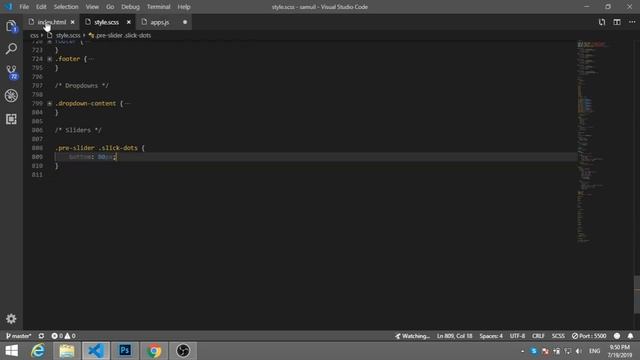Верстка сайта с SCSS. Первый раз (часть 6). Dropdown и Слайдеры смотреть онлайн