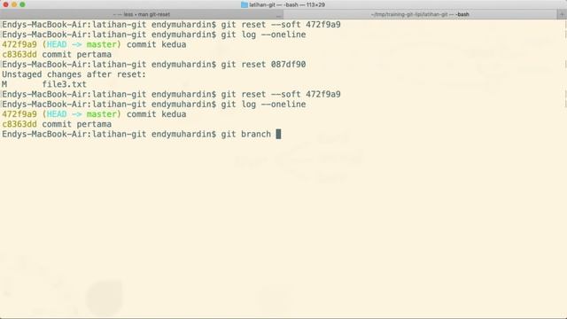 Episode 02 - Konsep Git Reset смотреть онлайн
