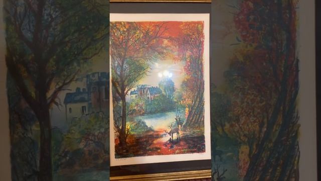 Редкая сертифицированная литография испанского художника из Барселоны Хозе Марти, 60-е годы 20 века