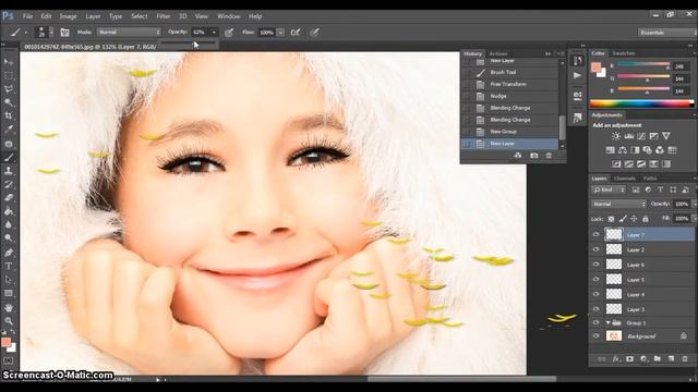Girl into Lady! - Makeup - Photoshop makeover ! смотреть онлайн
