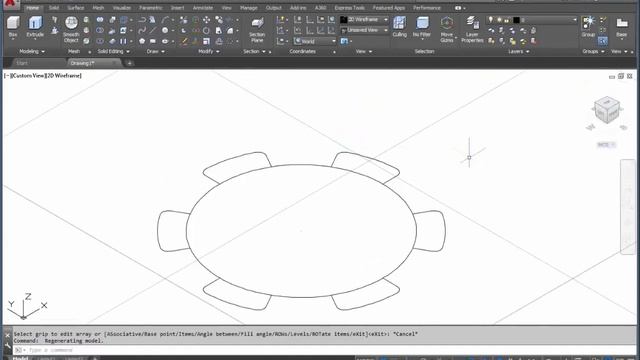 AutoCad modeling basic 3D gear смотреть онлайн