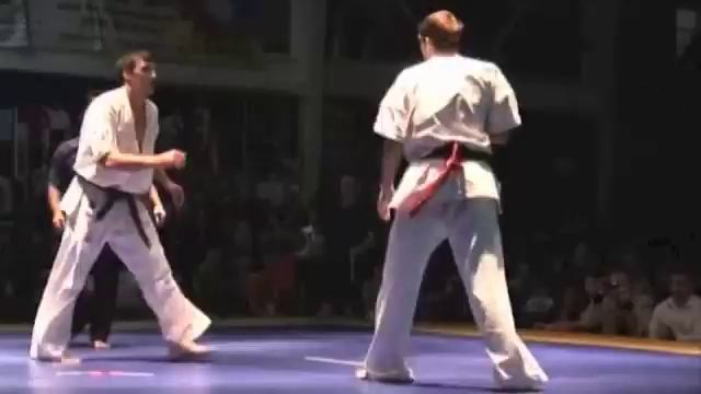 All Russian Championship 2012 Roman Nesterenko vs Nazar Nasirov SHINKYOKUSHINKAI KARATE смотреть онлайн