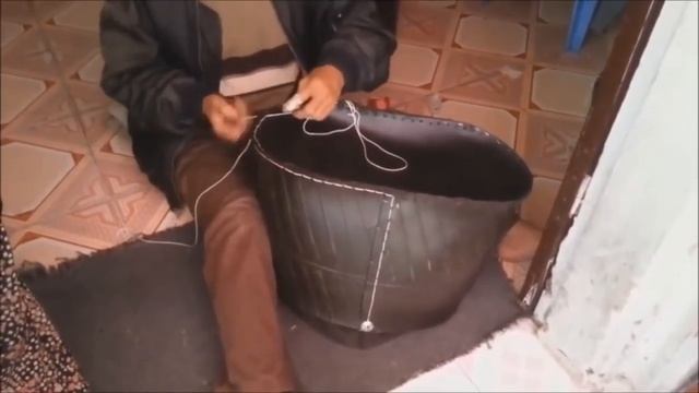 Корзины из покрышек (шин). Что делают из покрышек смотреть онлайн