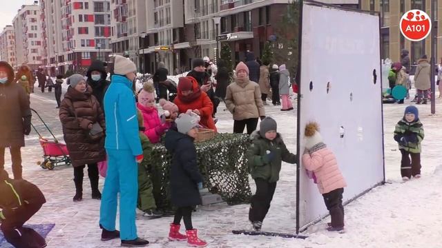 Новогодний праздник в ЖК "Испанские кварталы" смотреть онлайн