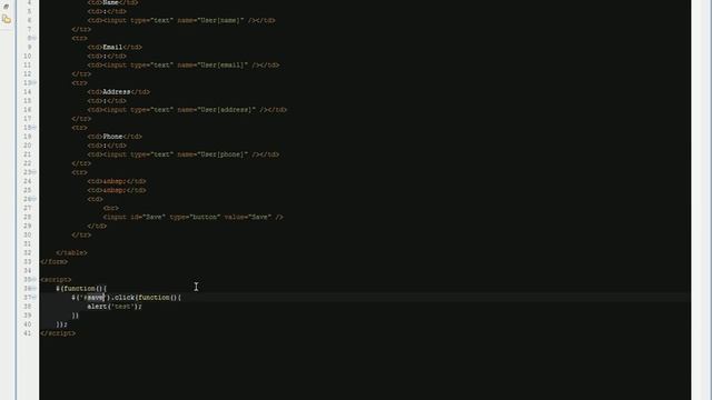 AJAX SAVE DATA USING YIIFRAMEWORK PART 2 смотреть онлайн