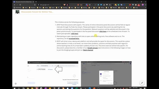 Discussion Forum for Online Teaching смотреть онлайн