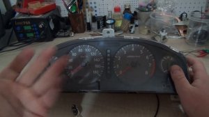 Пересвет приборной панели Nissan Sunny (FB15) DEMO