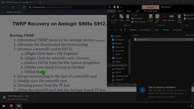 TWRP Recovery On Amlogic S905x S912 Android TV Box