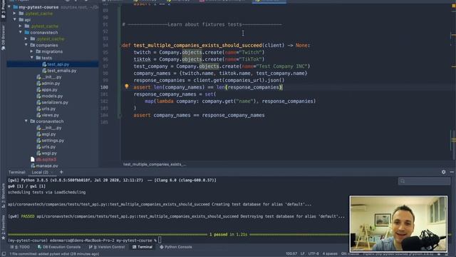 pytest fixtures with arguments (Parametrize a fixture) смотреть онлайн