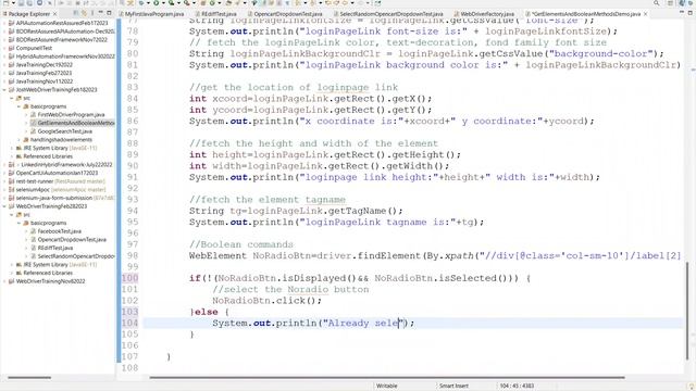 Webdriver GetElement Boolean Methods BrokenLinks Images Validation Demo March 04 2023 смотреть онлайн